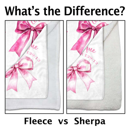 God Says I'm Loved And Valued Pink Bows And Biblical Verses