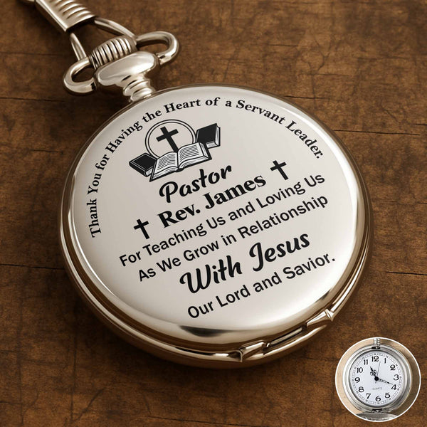 Thank You For Having The Heart Of A Servant Leader, Book And Cross