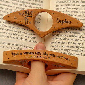 God Is Within Her, She Will Not Fall, Engraved Religious Quotes