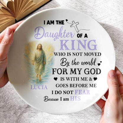 I Am The Daughter Of A King, Religious Figure And Cross