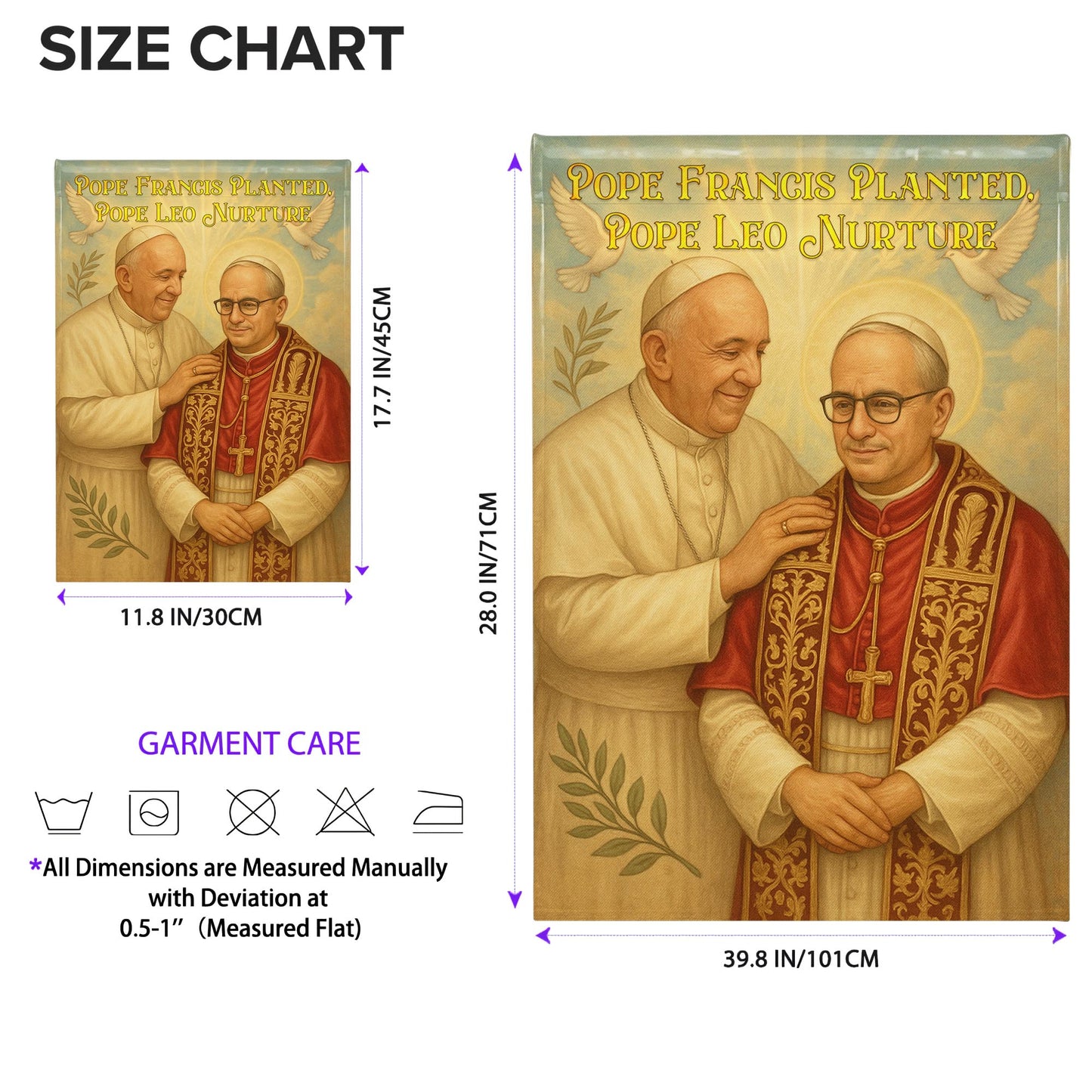 Pope Francis Planted, Pope Leo Nurture, Featuring Popes