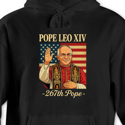 Pope Leo XIV, 267th Pope, American Flag