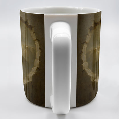 Celebrate Faith And Inspiration With This Beautifully Crafted Mug Featuring A Religious Figure