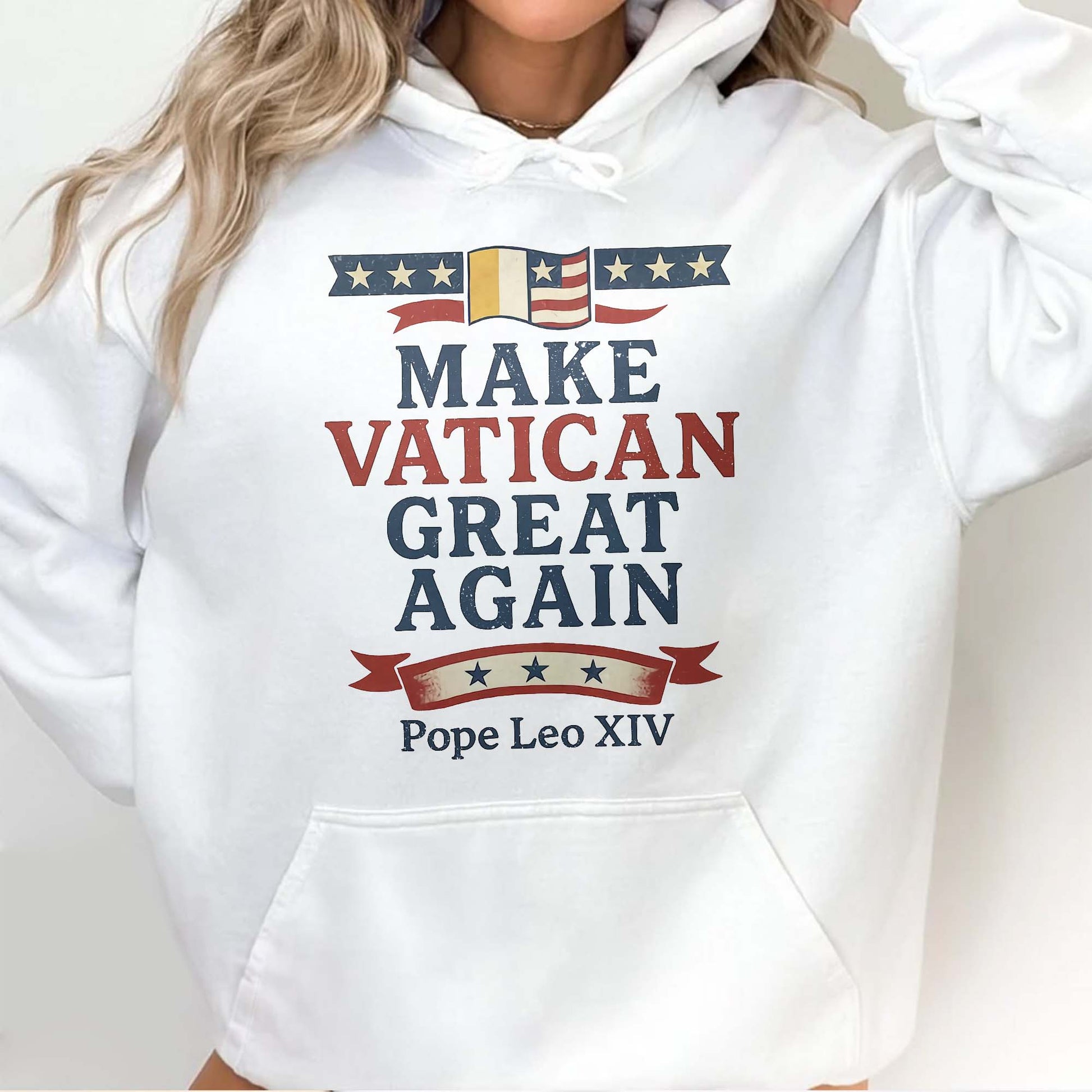 Make Vatican Great Again, Flag and Stars