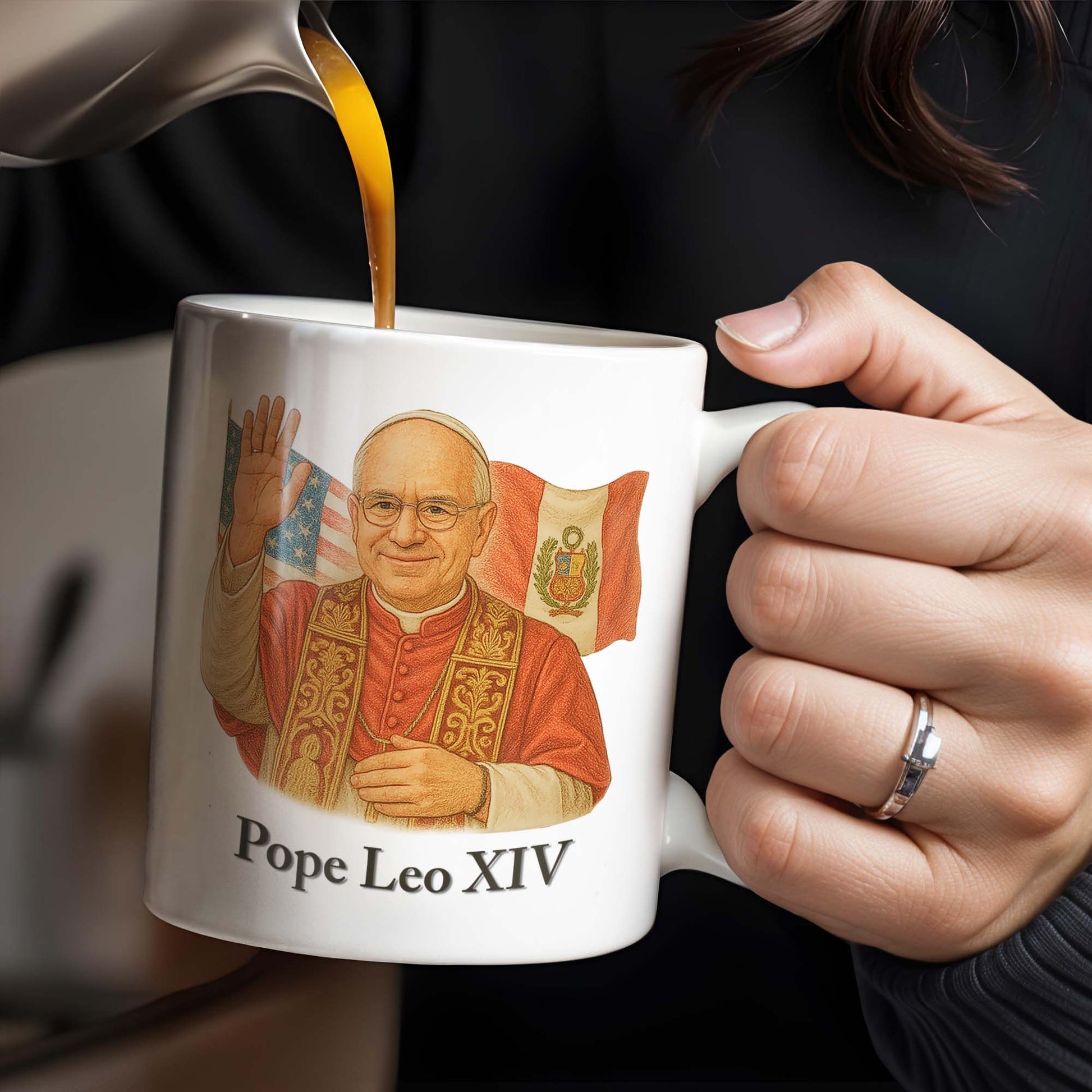 Pope Leo XIV, Flags
