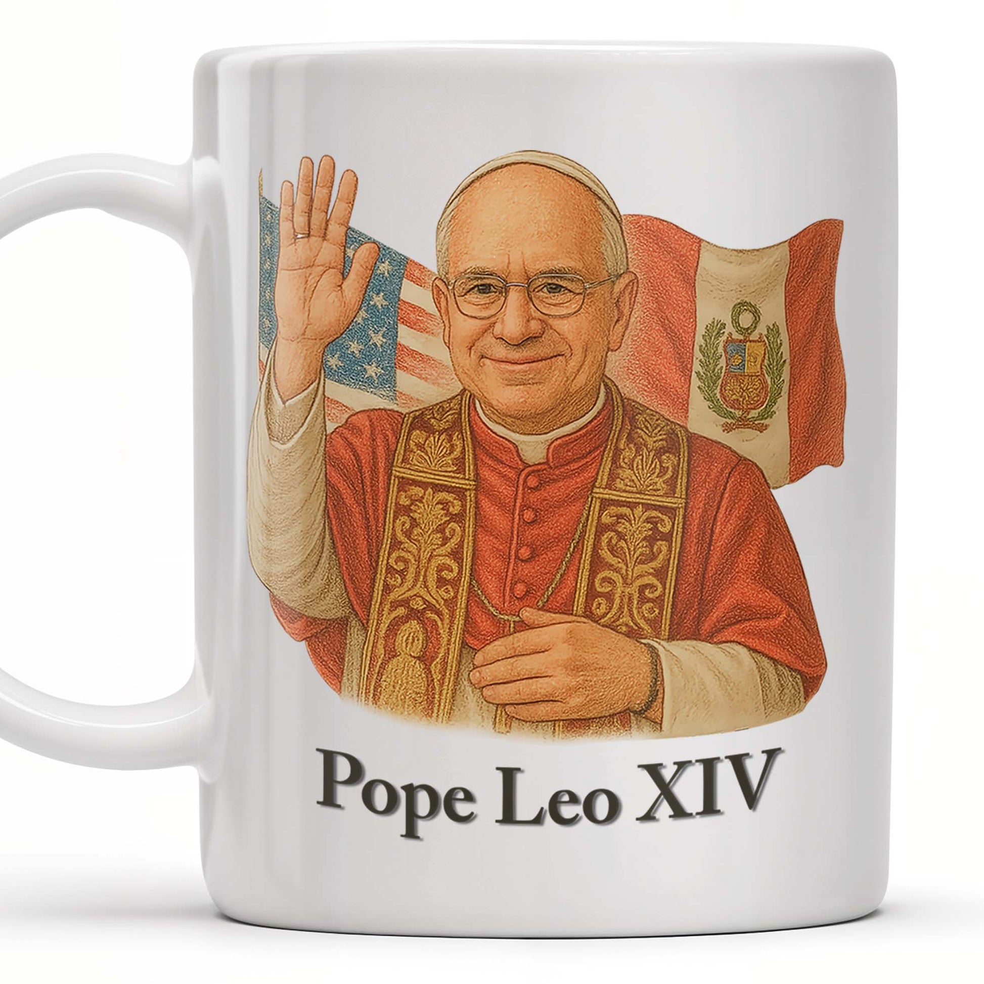 Pope Leo XIV, Flags