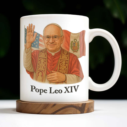 Pope Leo XIV, Flags
