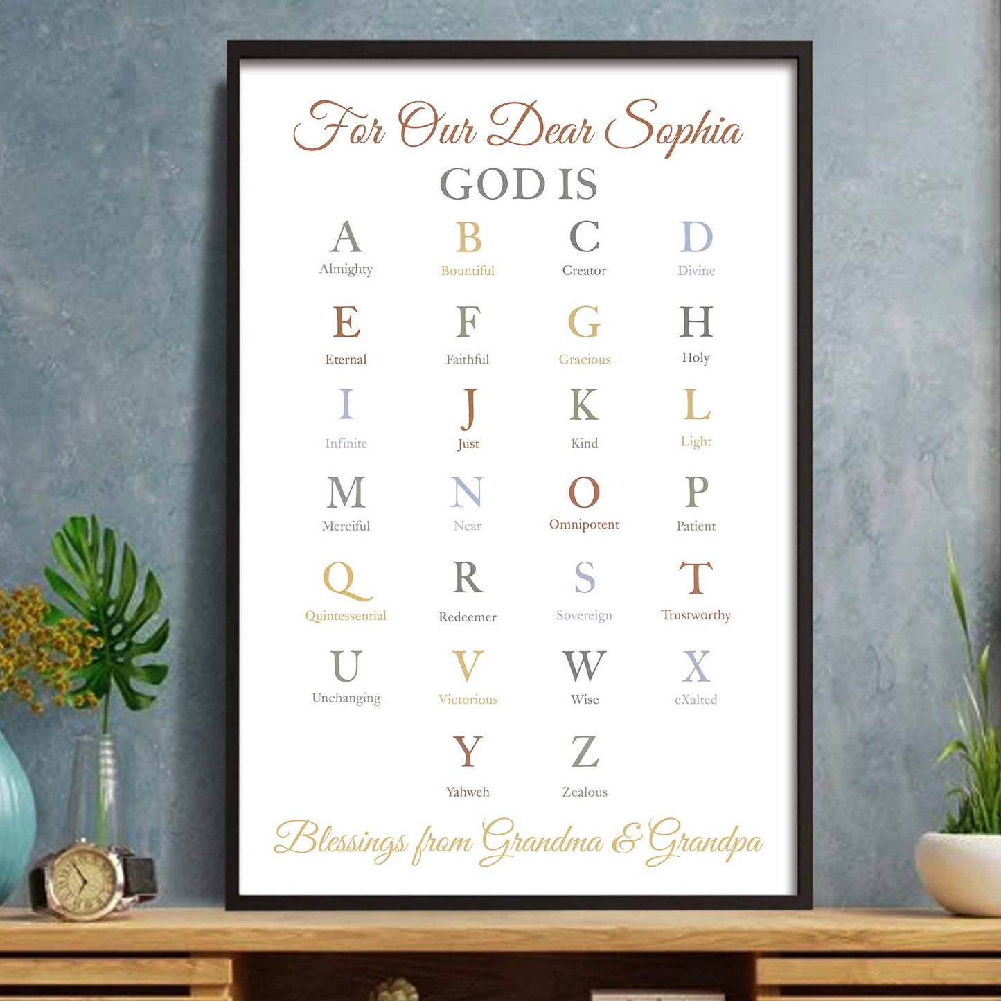 God Is A-Z Attributes, Blessings From Grandma And Grandpa