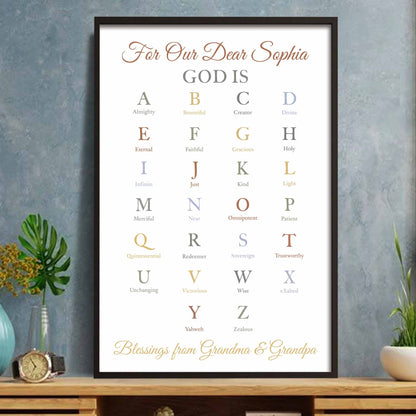 God Is A-Z Attributes, Blessings From Grandma And Grandpa