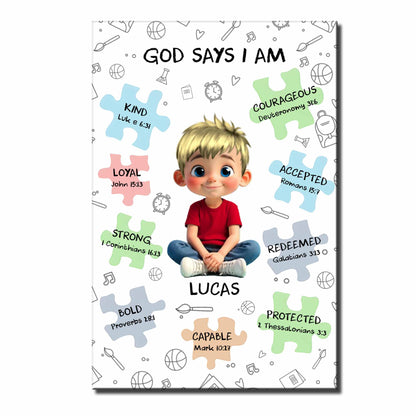 God Says I Am Kind, Loyal, Strong, Bold, Capable