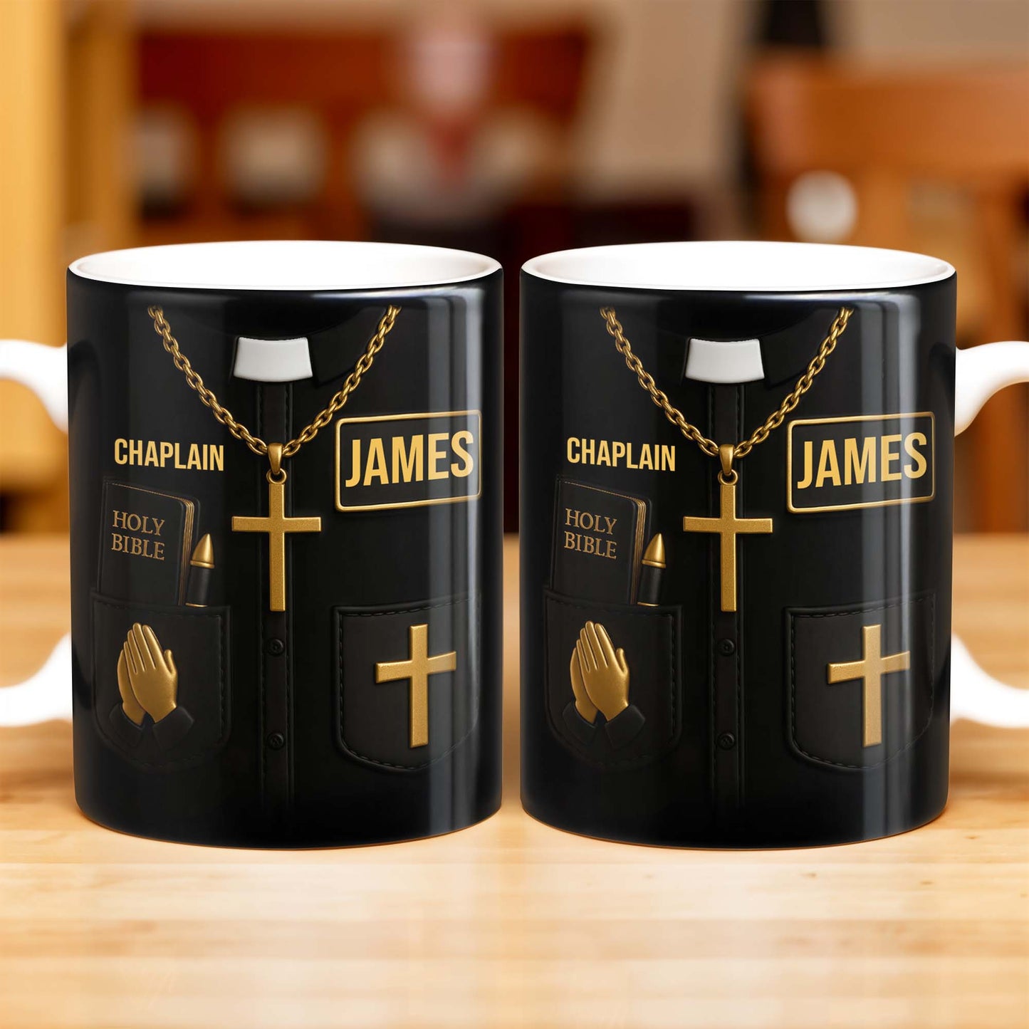 Celebrate Faith And Dedication Clergy Mug - Personalized Custom Coffee Mug - FTH111_MG