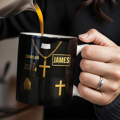 Celebrate Faith And Dedication Clergy Mug - Personalized Custom Coffee Mug - FTH111_MG