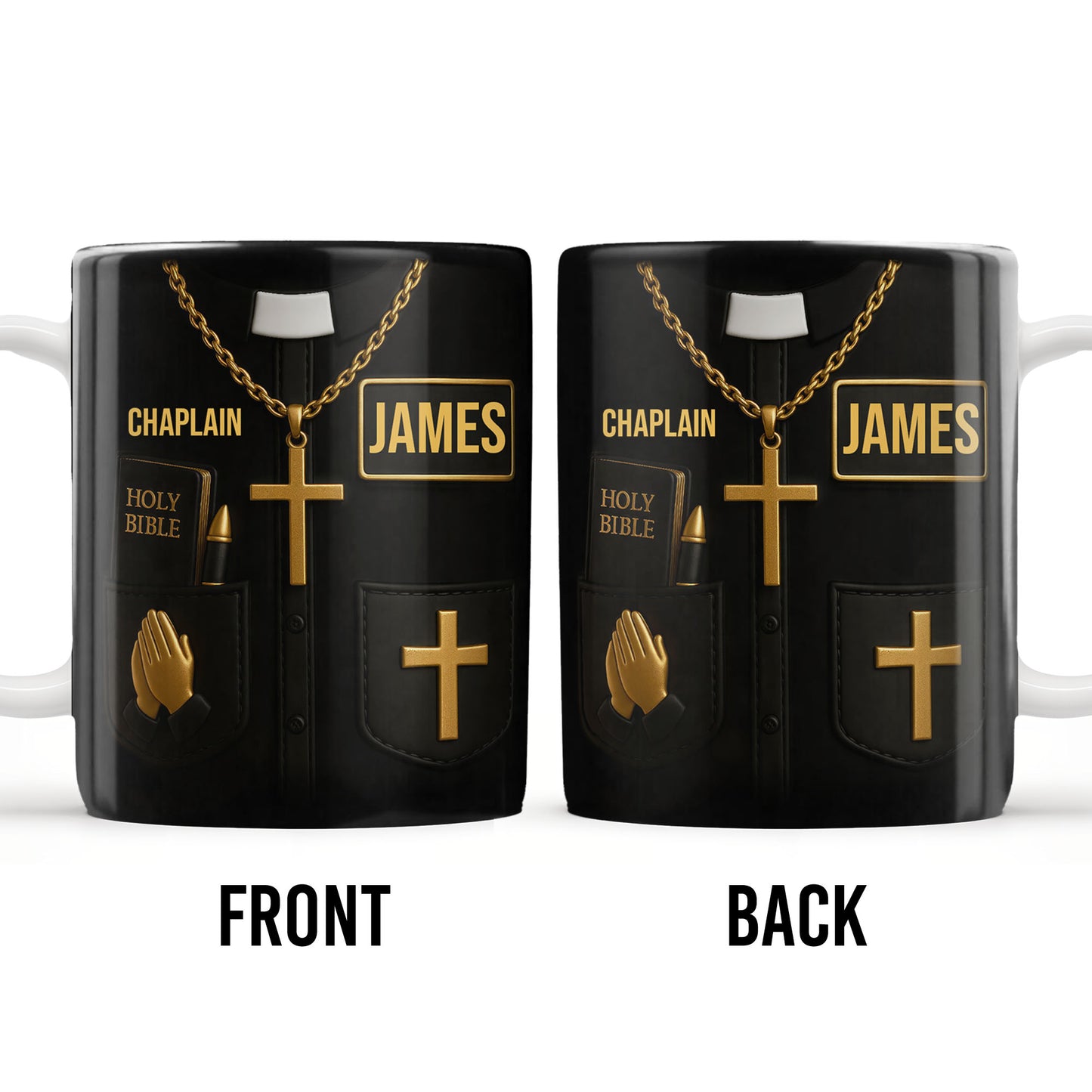 Celebrate Faith And Dedication Clergy Mug - Personalized Custom Coffee Mug - FTH111_MG