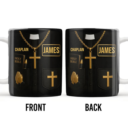 Celebrate Faith And Dedication Clergy Mug - Personalized Custom Coffee Mug - FTH111_MG