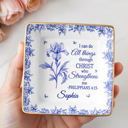 I Can Do All Things Through Christ, Floral Design