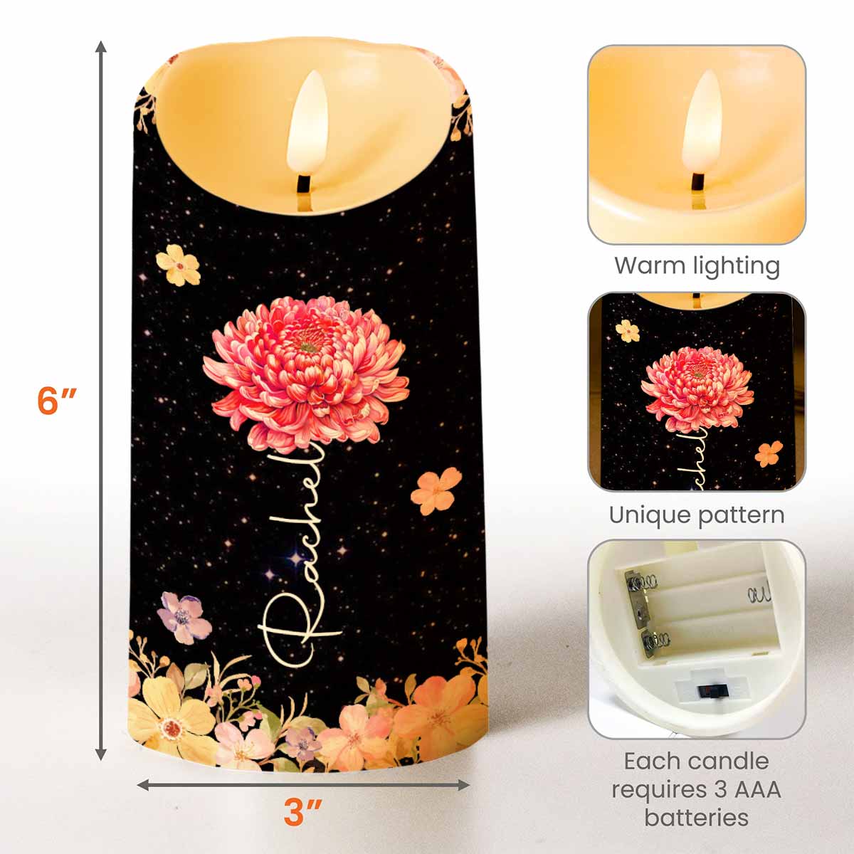 You Are Beautiful And Loved With Flowers And Stars Design