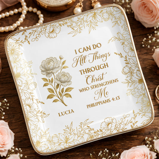 I Can Do All Things Through Christ, Floral Design