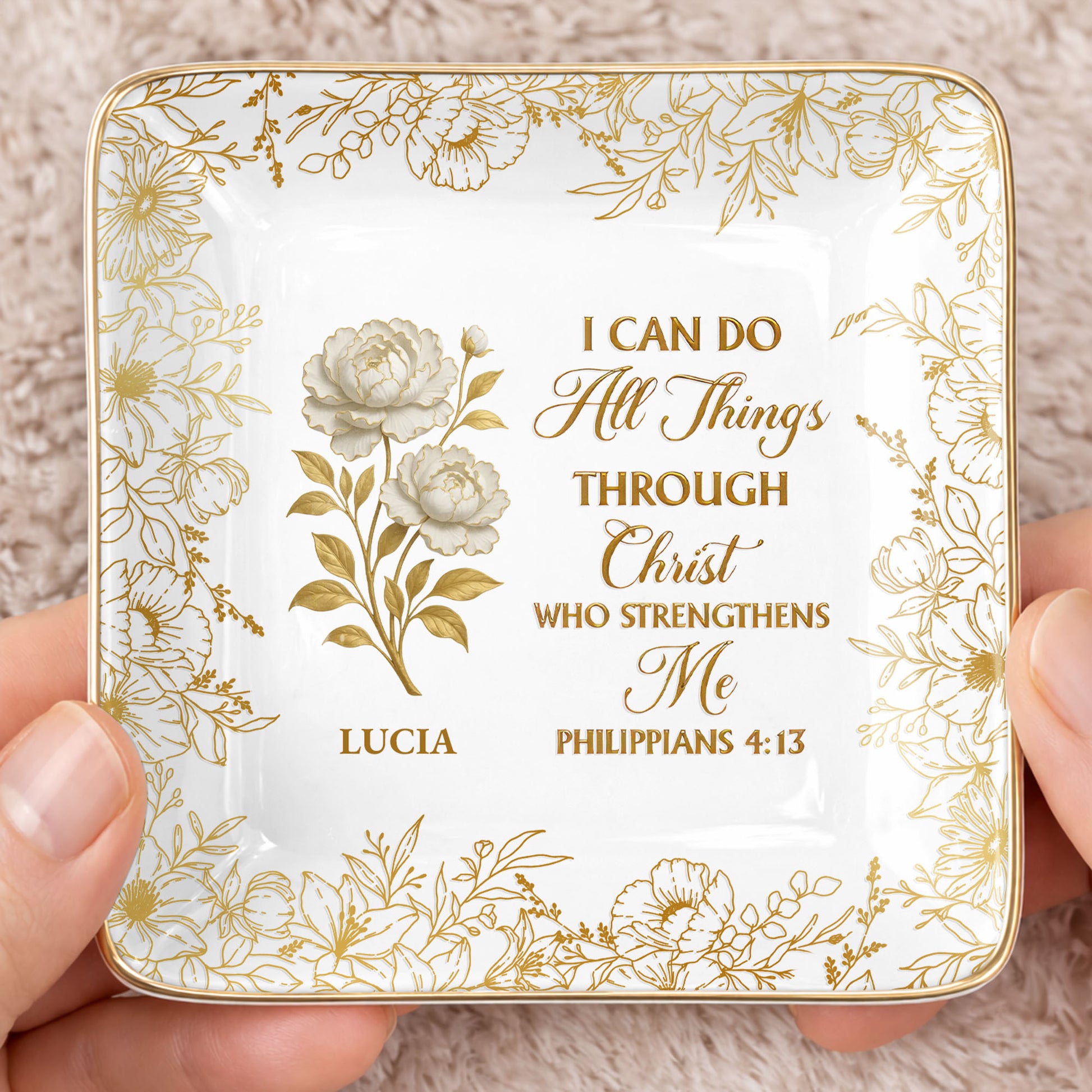 I Can Do All Things Through Christ, Floral Design