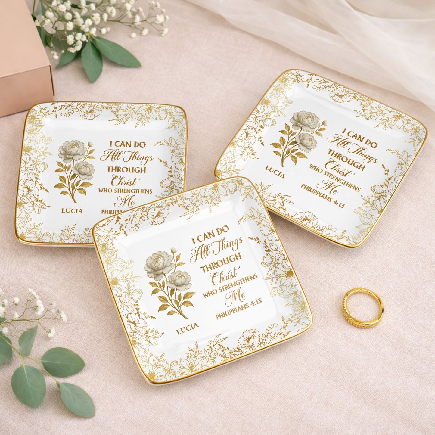 I Can Do All Things Through Christ, Floral Design