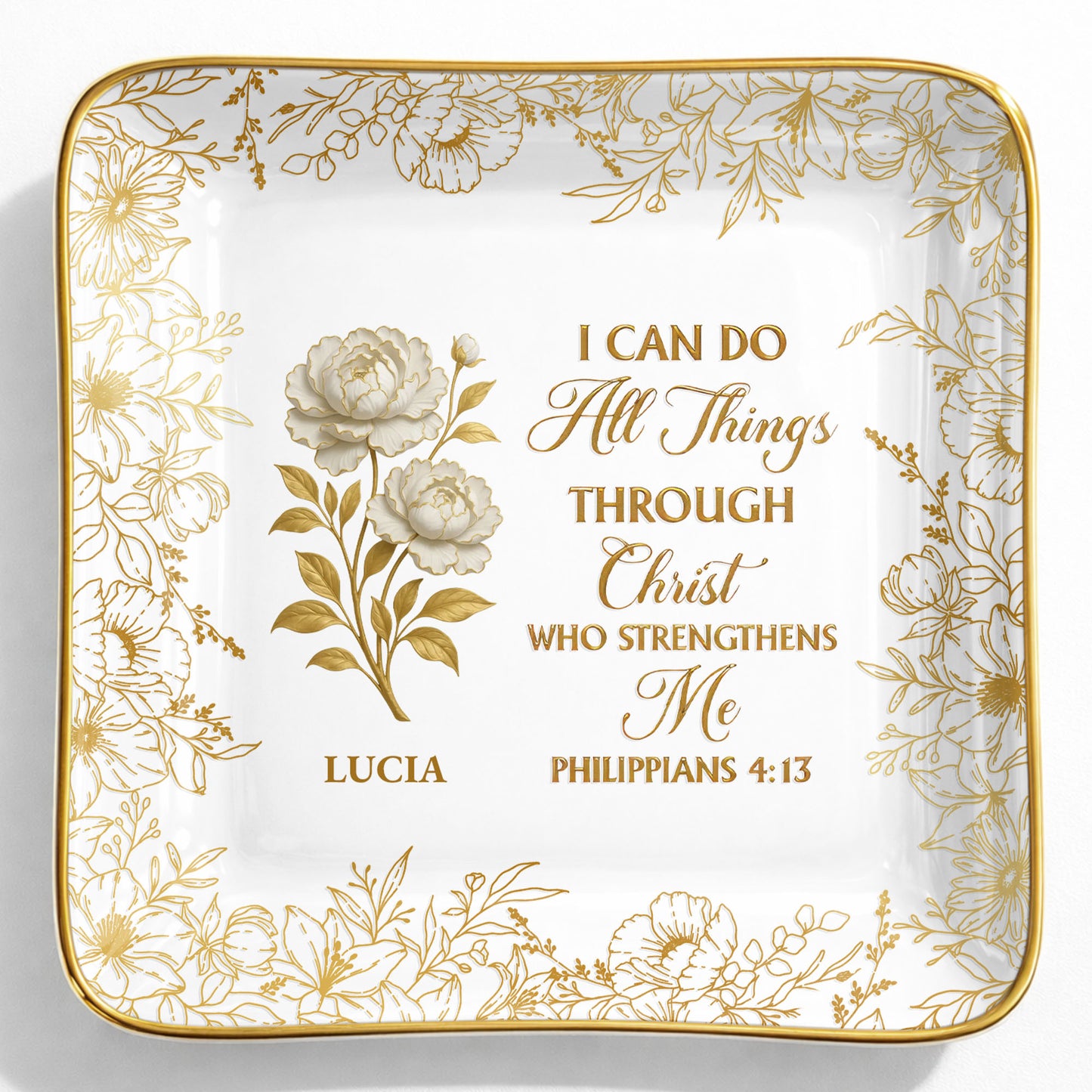 I Can Do All Things Through Christ, Floral Design