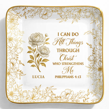 I Can Do All Things Through Christ, Floral Design