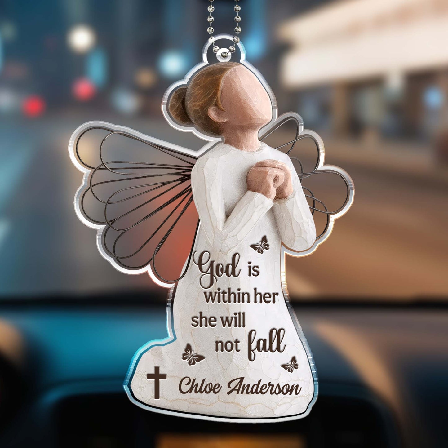 God Is Within Her She Will Not Fall Angel Design