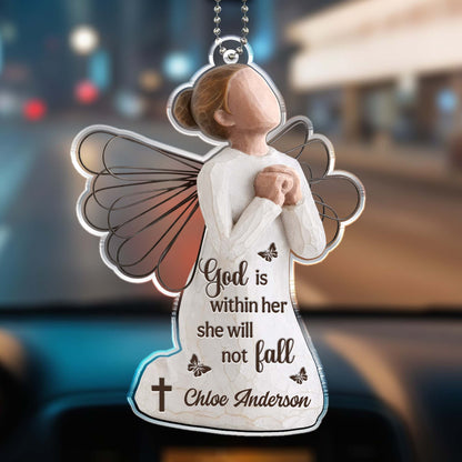 God Is Within Her She Will Not Fall Angel Design
