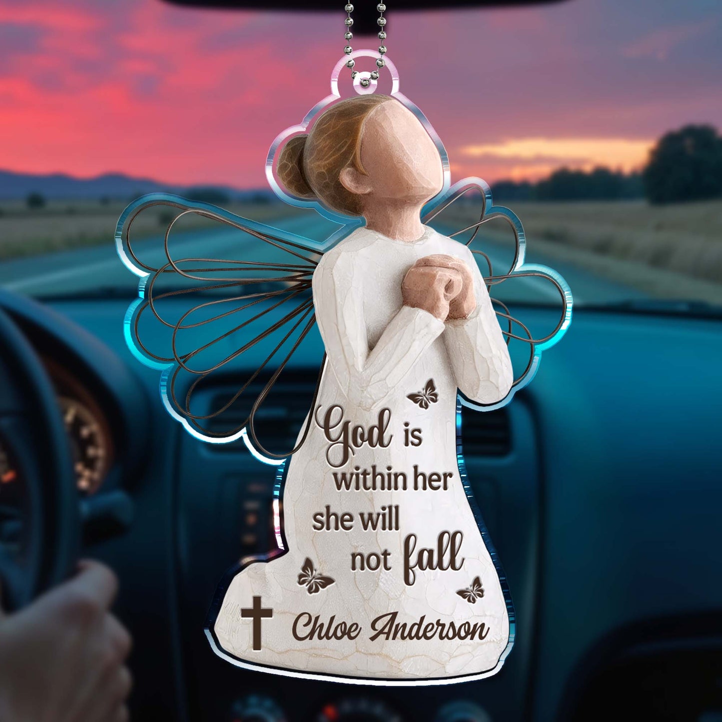 God Is Within Her She Will Not Fall Angel Design
