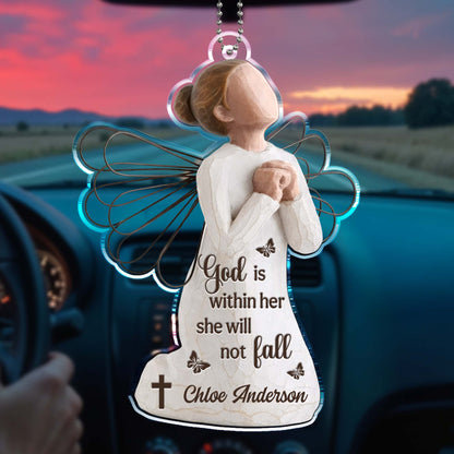 God Is Within Her She Will Not Fall Angel Design