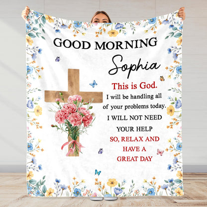 Good Morning, This Is God, Cross and Flowers