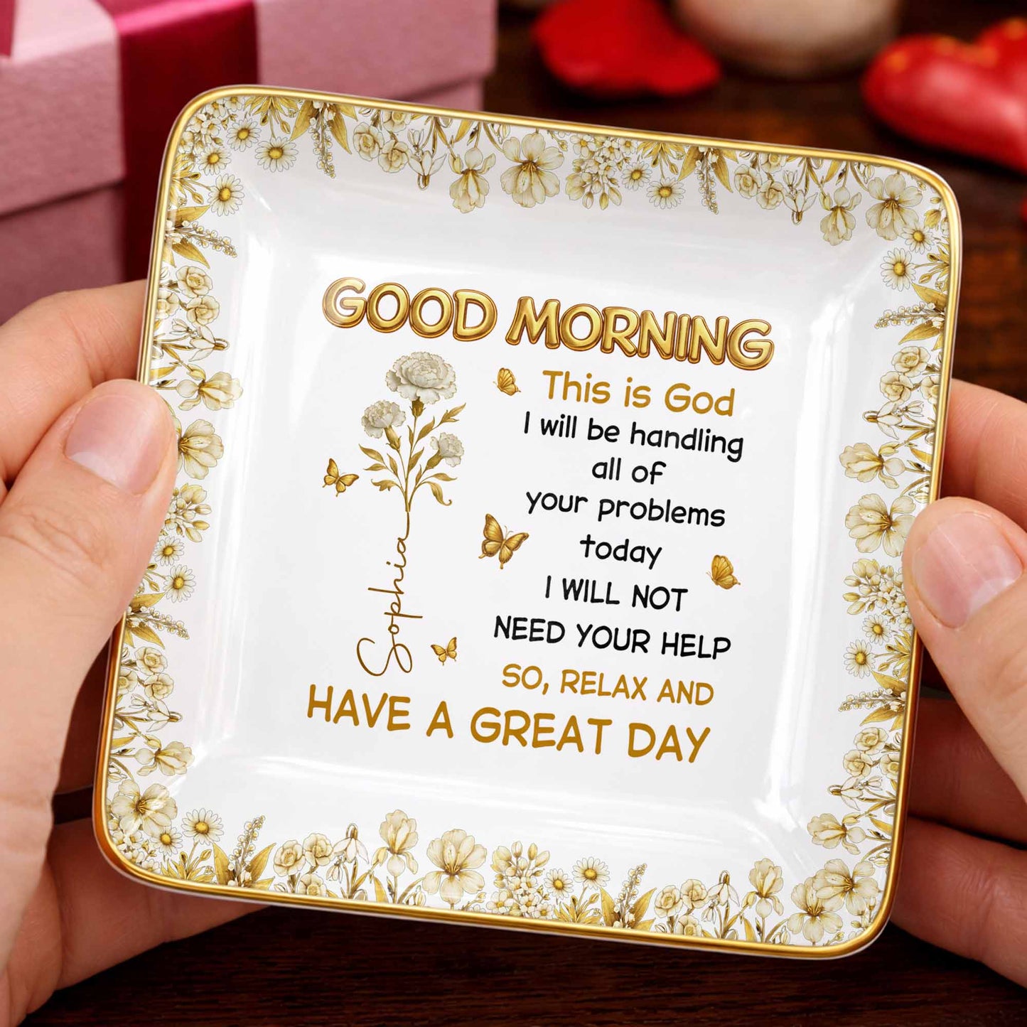 Good Morning This Is God Relax And Have A Great Day Flowers Butterflies