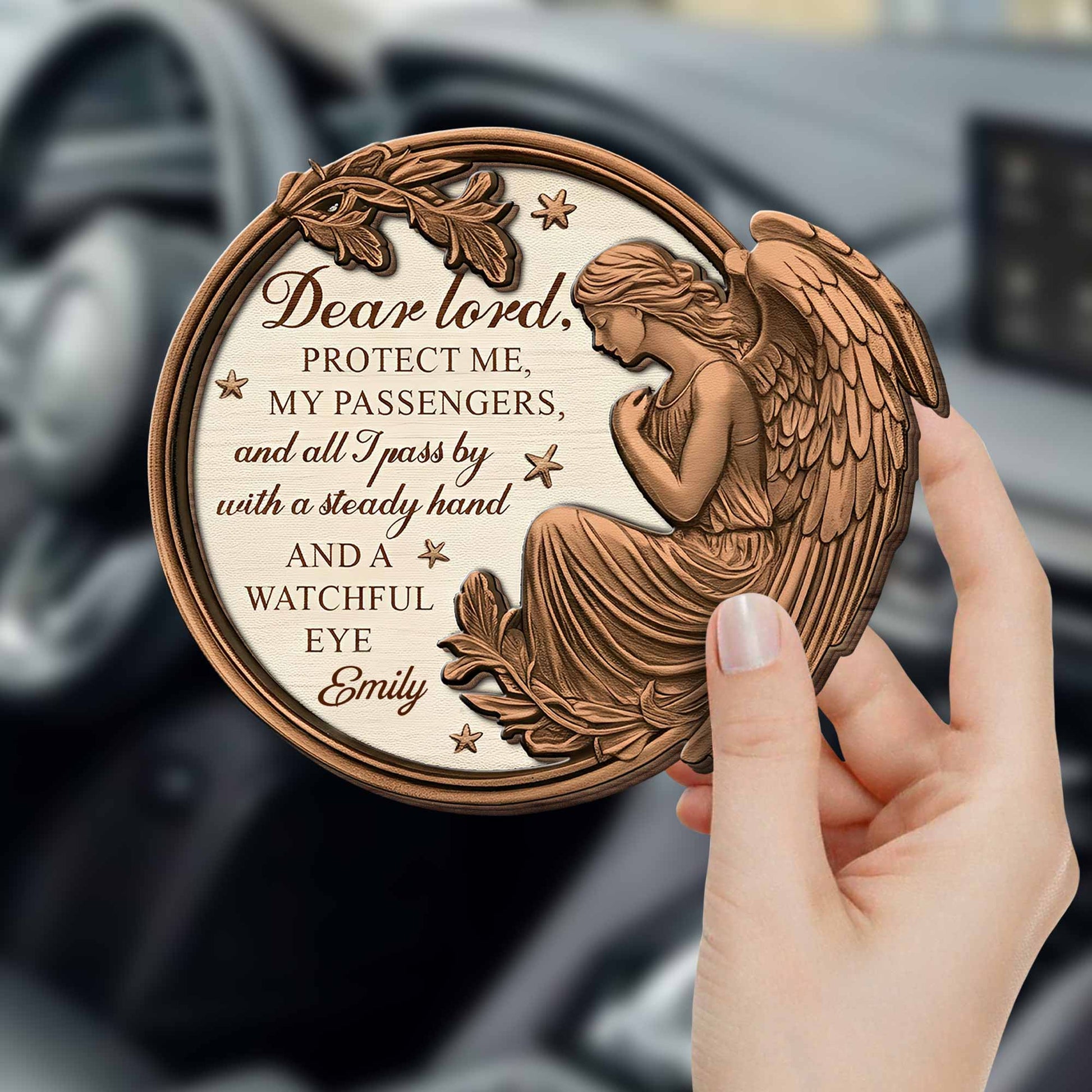 Dear Loved, Protect Me, Angel Visor Clip, Stars