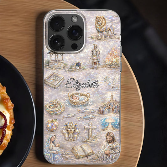 Divine Journey Through Faith With Holy Bible And Sacred Symbols