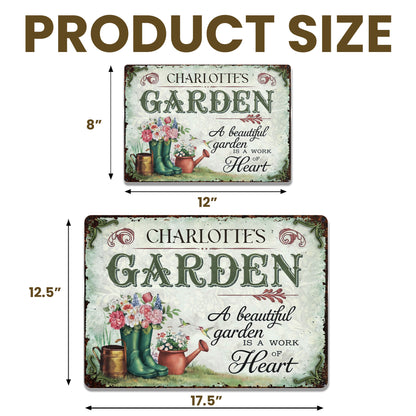 A Beautiful Garden Is A Work Of Heart, Flowers And Garden Boots