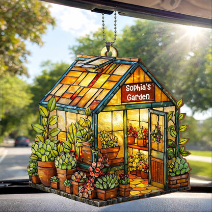 Welcome To My Garden House With Plants And Flowers