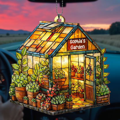 Welcome To My Garden House With Plants And Flowers