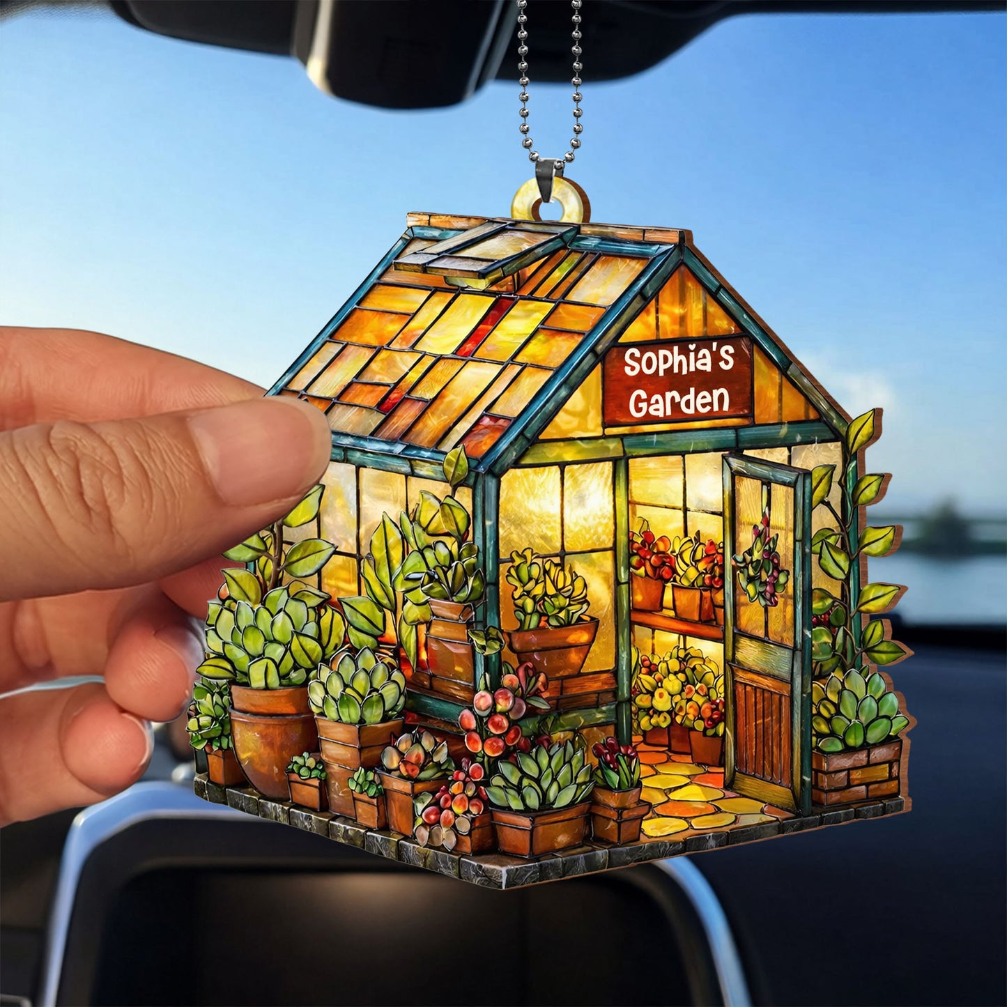 Welcome To My Garden House With Plants And Flowers