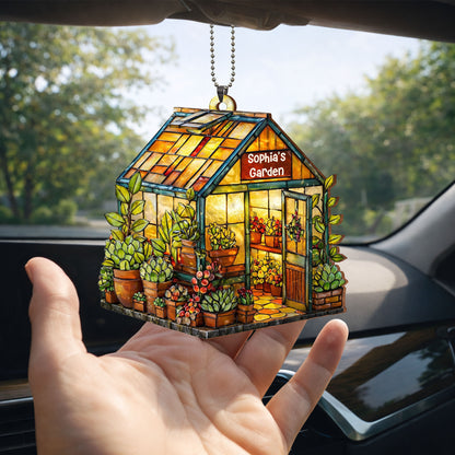 Welcome To My Garden House With Plants And Flowers