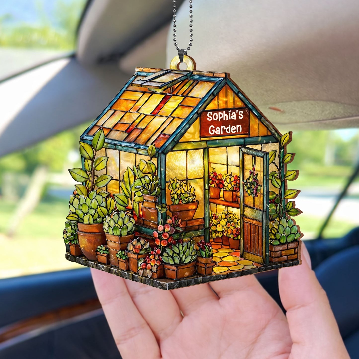 Welcome To My Garden House With Plants And Flowers