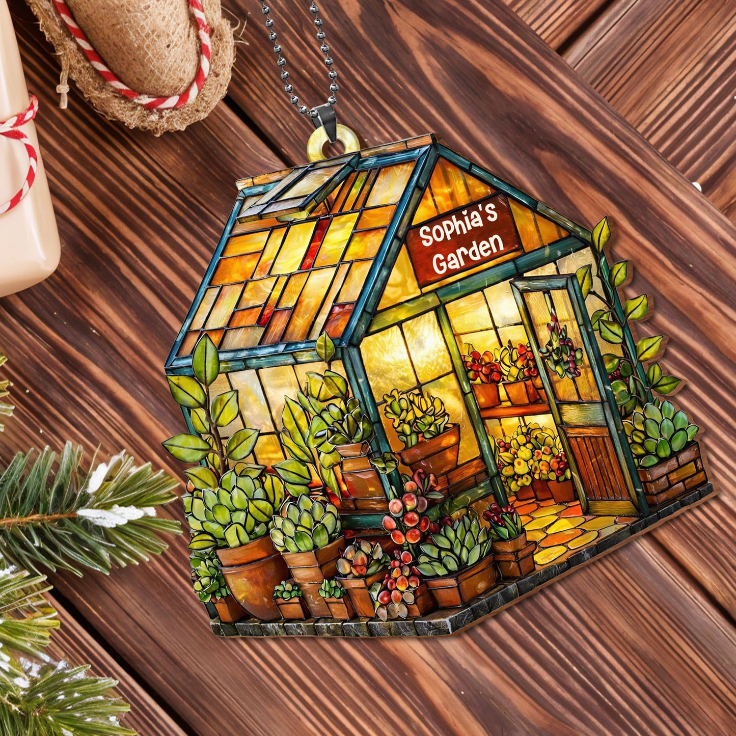 Welcome To My Garden House With Plants And Flowers