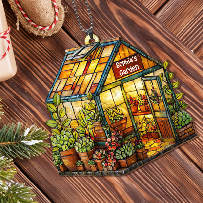 Welcome To My Garden House With Plants And Flowers