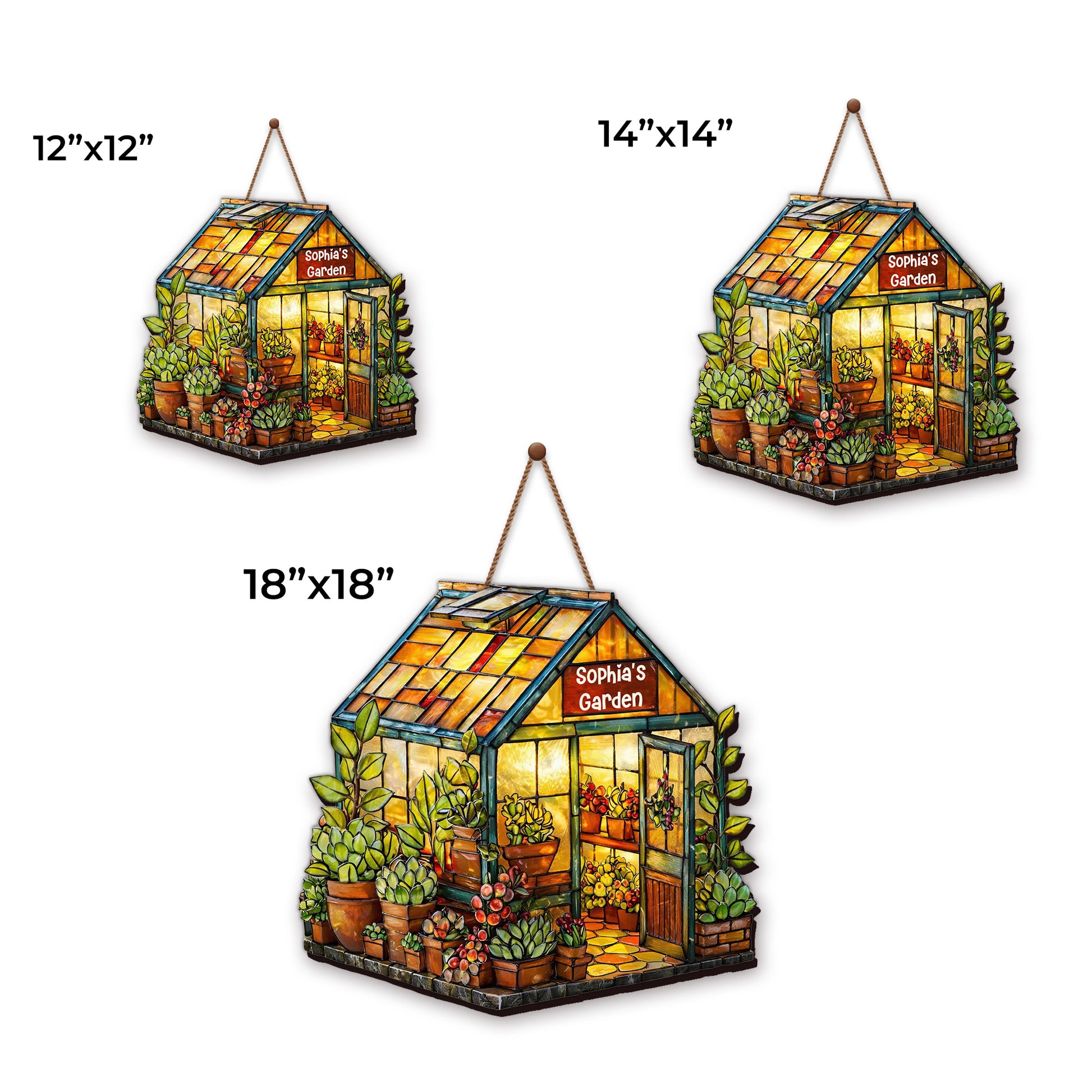 Vibrant Greenhouse Oasis With Succulents And Flowers