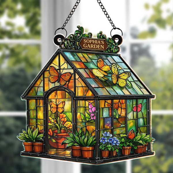Brighten Your Windows With Colorful Butterflies And Flowers