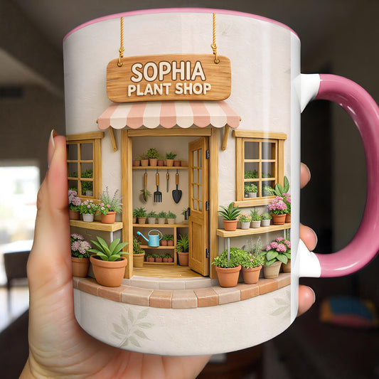 My Plant Shop With Potted Flowers And Gardening Tools