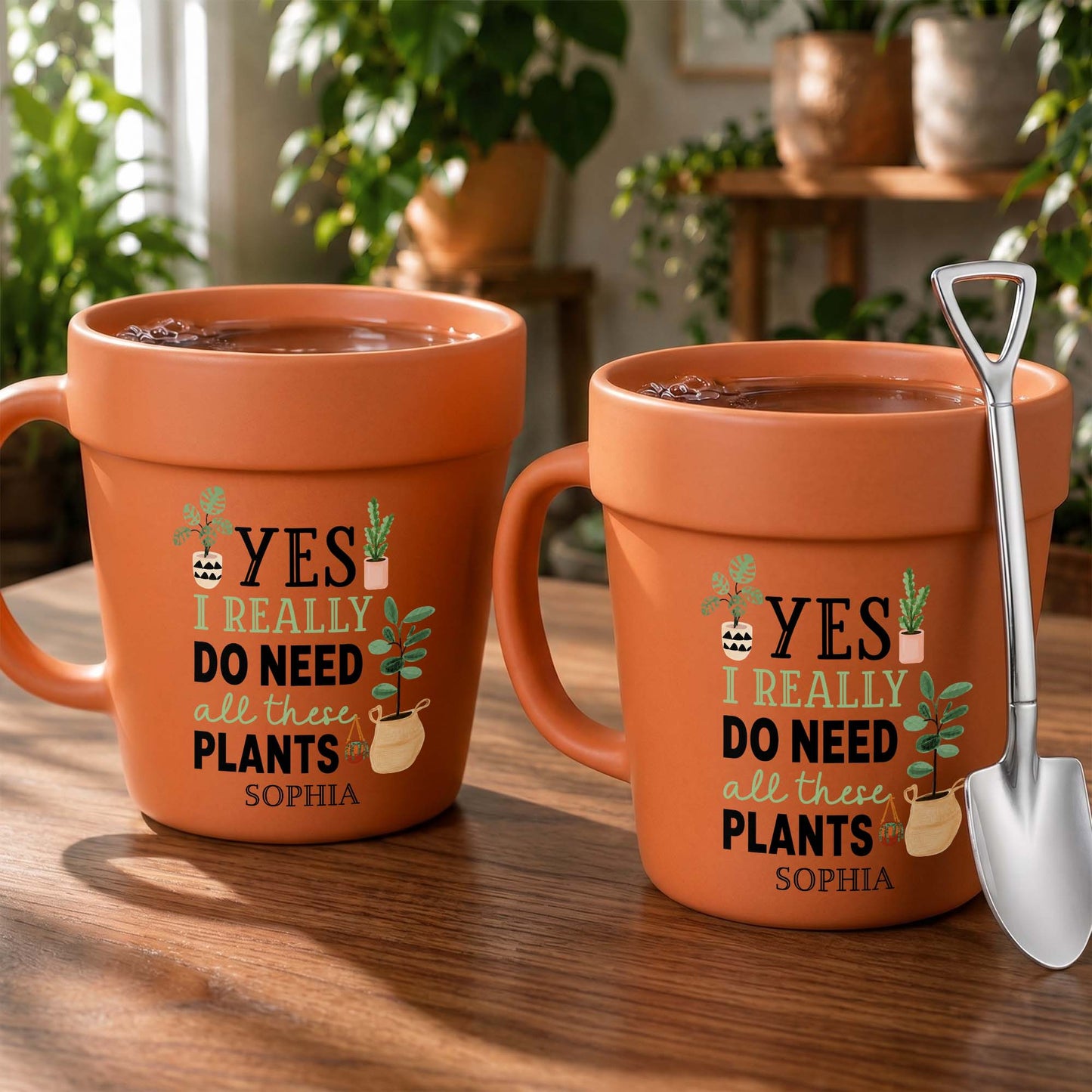 Yes I Really Do Need All These Plants Garden Mug - Personalized Plant Pot Ceramic Mug - GAR096_PLACEM
