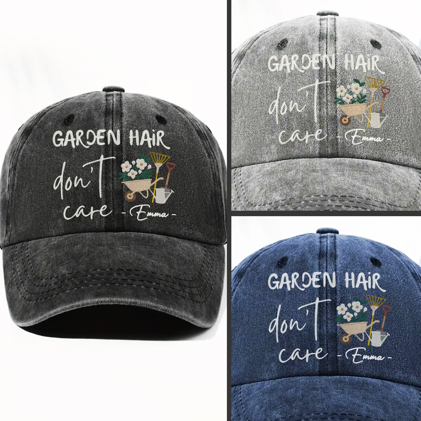 Garden Hair Don't Care, Flowers And Garden Tools