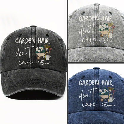 Garden Hair Don't Care, Flowers And Garden Tools