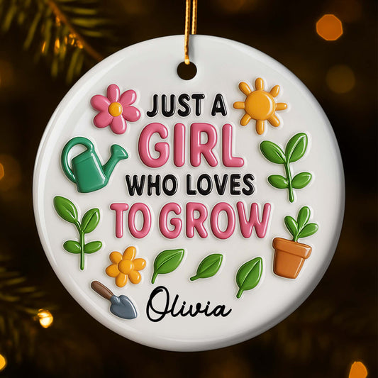 Just A Girl Who Loves To Grow, Flowers And Gardening Essentials