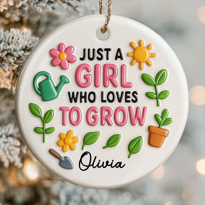 Just A Girl Who Loves To Grow, Flowers And Gardening Essentials