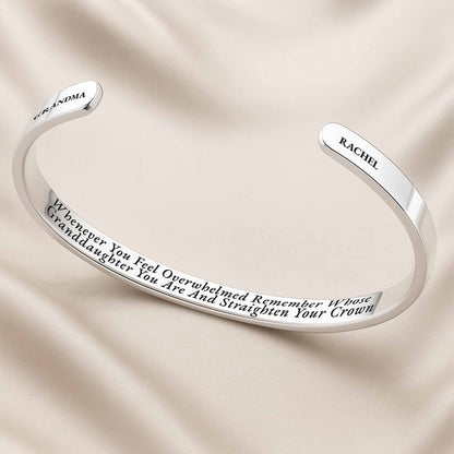 To My Granddaughter, Always Remember You Are Braver, Flowers